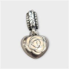 Pandora First My Mother Rose Heart Charm
